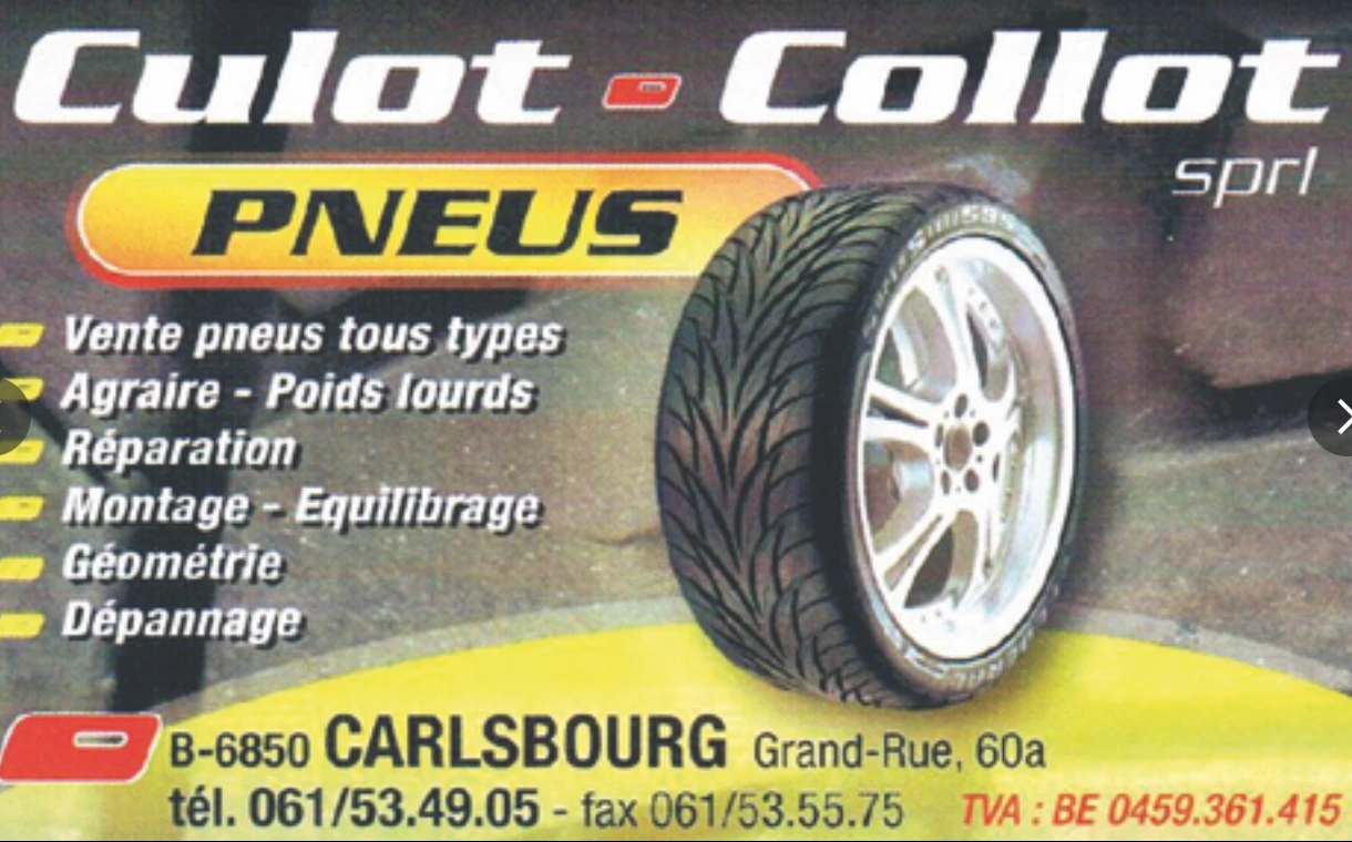 Pneus Culot - Collot